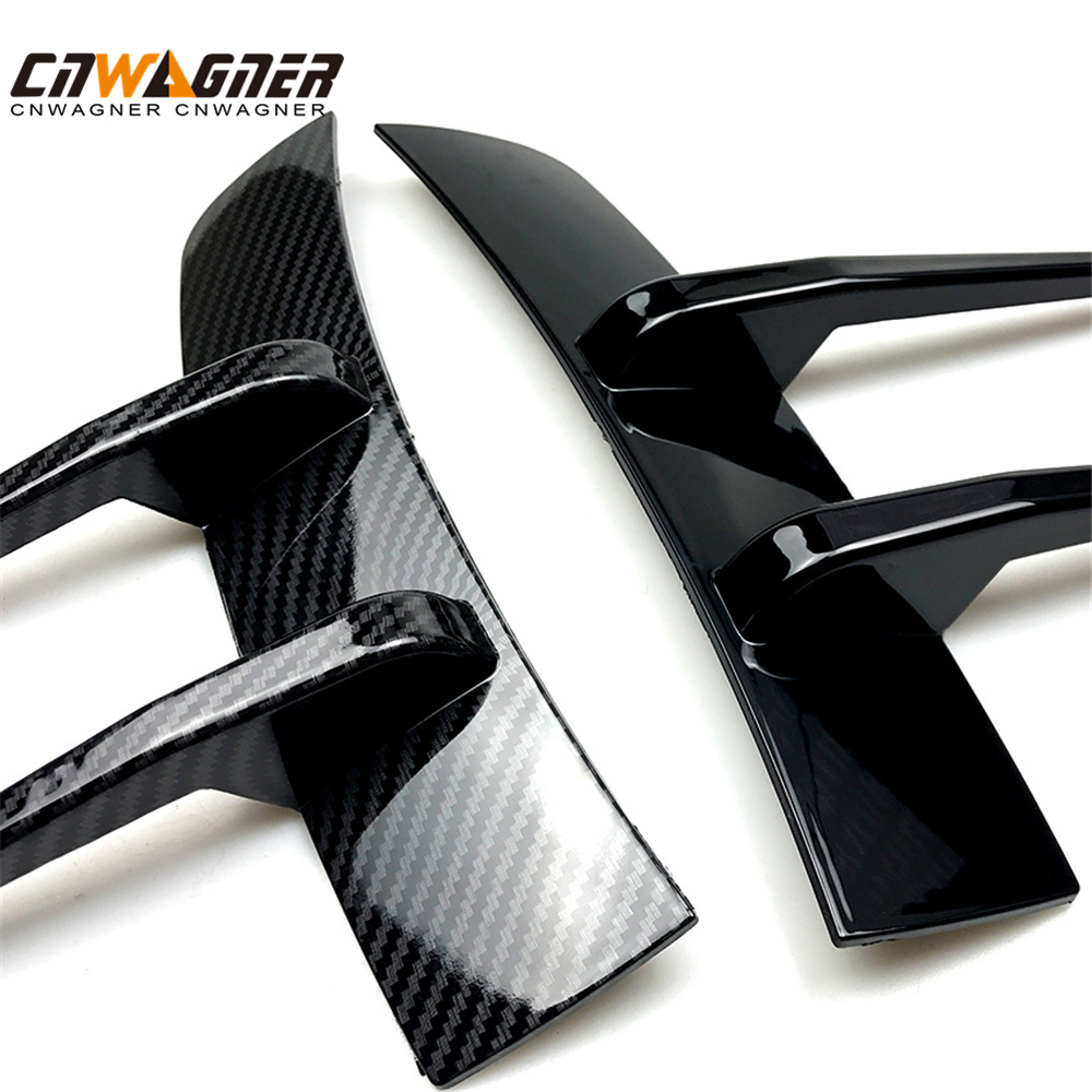 CNWAGNER para mercedes-benz Clase A W176 A200 A260 barra trasera cuchillo de viento parachoques colmillos cuchillo de viento trasero modificación Exterior