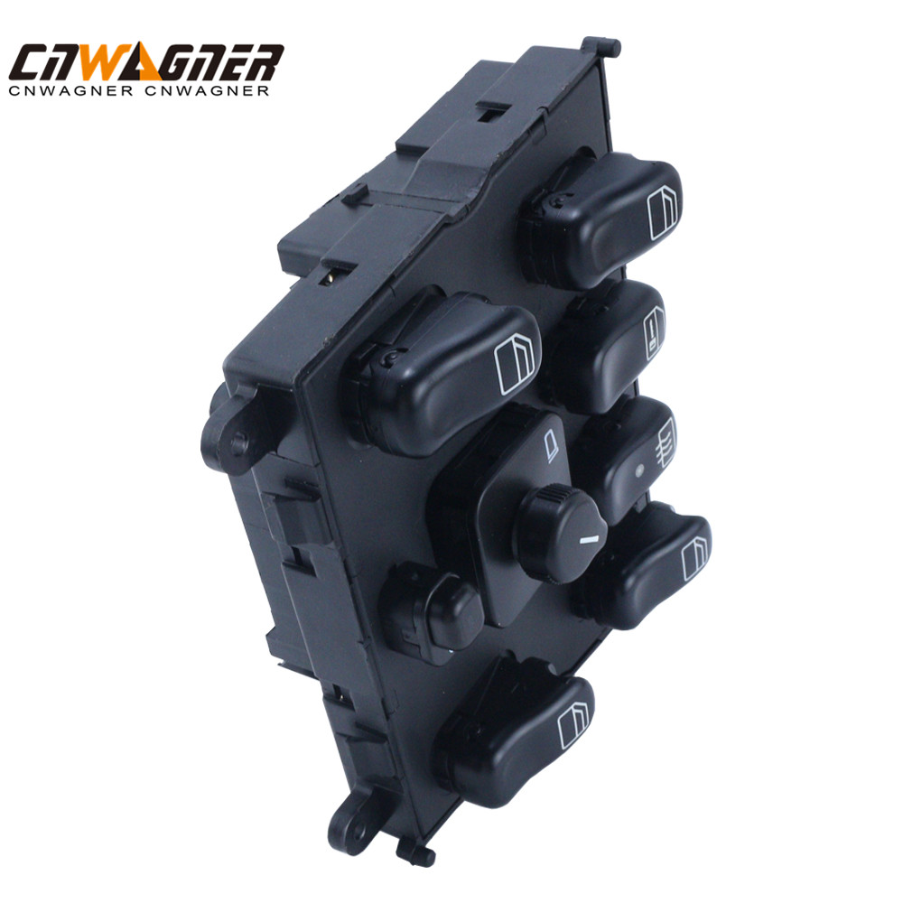 Interruptor de ventanilla eléctrica principal para Mercedes Benz W163 Clase M ML 320 / ML 350 / ML 400 1998 / 02-2005 / 07 1638206610