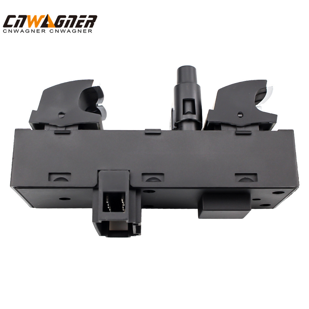 CNWAGNER Interruptor de control de ventana eléctrico de 6 pines para VW Polo 2011-13 6RD959857C