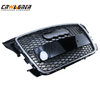 CNWAGNER Custom Glossy Black Car Grills Mesh Parachoques delantero Car Grille Mesh Front Car Grille Guard para Audi A3 08-12