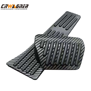 CNWAGNER, almohadilla de acelerador de aluminio, cubierta de freno de Gas y almohadilla de Pedal de embrague para BMW