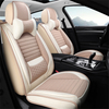 CNWAGNER Funda de asiento de coche de cuero universal de lujo Funda de asiento completo Cojín
