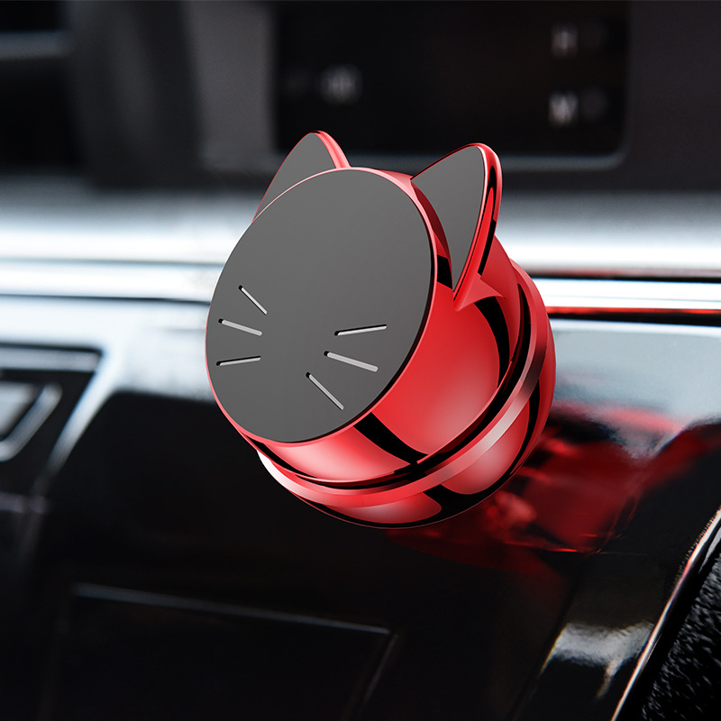 CNWAGNER soporte magnético Universal para teléfono con cara de gato para coche para placa de salpicadero con ventilación de aire de coche, soporte magnético para teléfono, soporte para teléfono