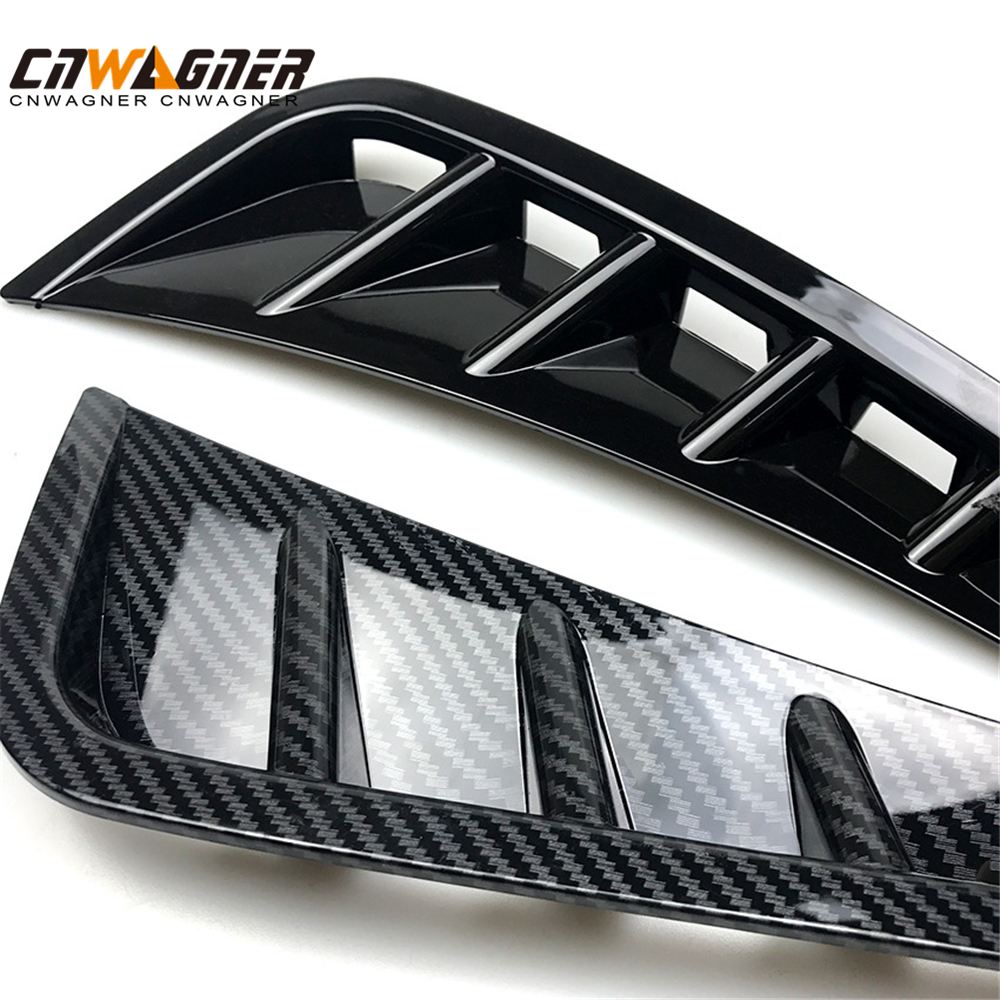 CNWAGNER para Mercedes-Benz Clase C 2019+ W205 C180L C260L Barra frontal Entrada de aire Cuchillo de aire Modificación de la etiqueta engomada del coche exterior