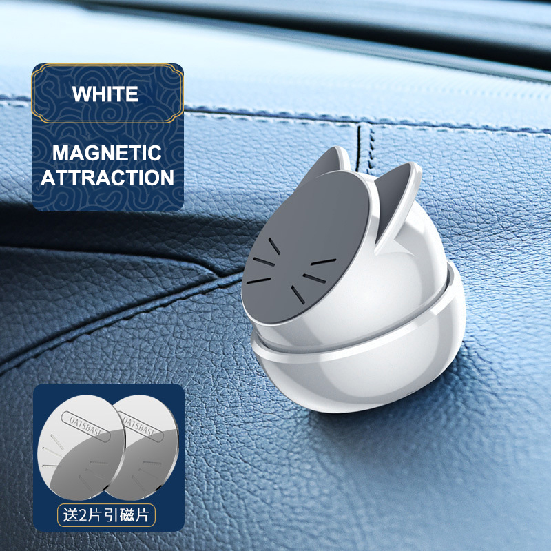 CNWAGNER soporte magnético Universal para teléfono con cara de gato para coche para placa de salpicadero con ventilación de aire de coche, soporte magnético para teléfono, soporte para teléfono