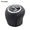 El diseño personalizado preciso es adecuado para knob 5/6 Tipo de velocidad variable Tipo de cuero automático Perforado Perforado Mando del cambio de cambios para Fiat